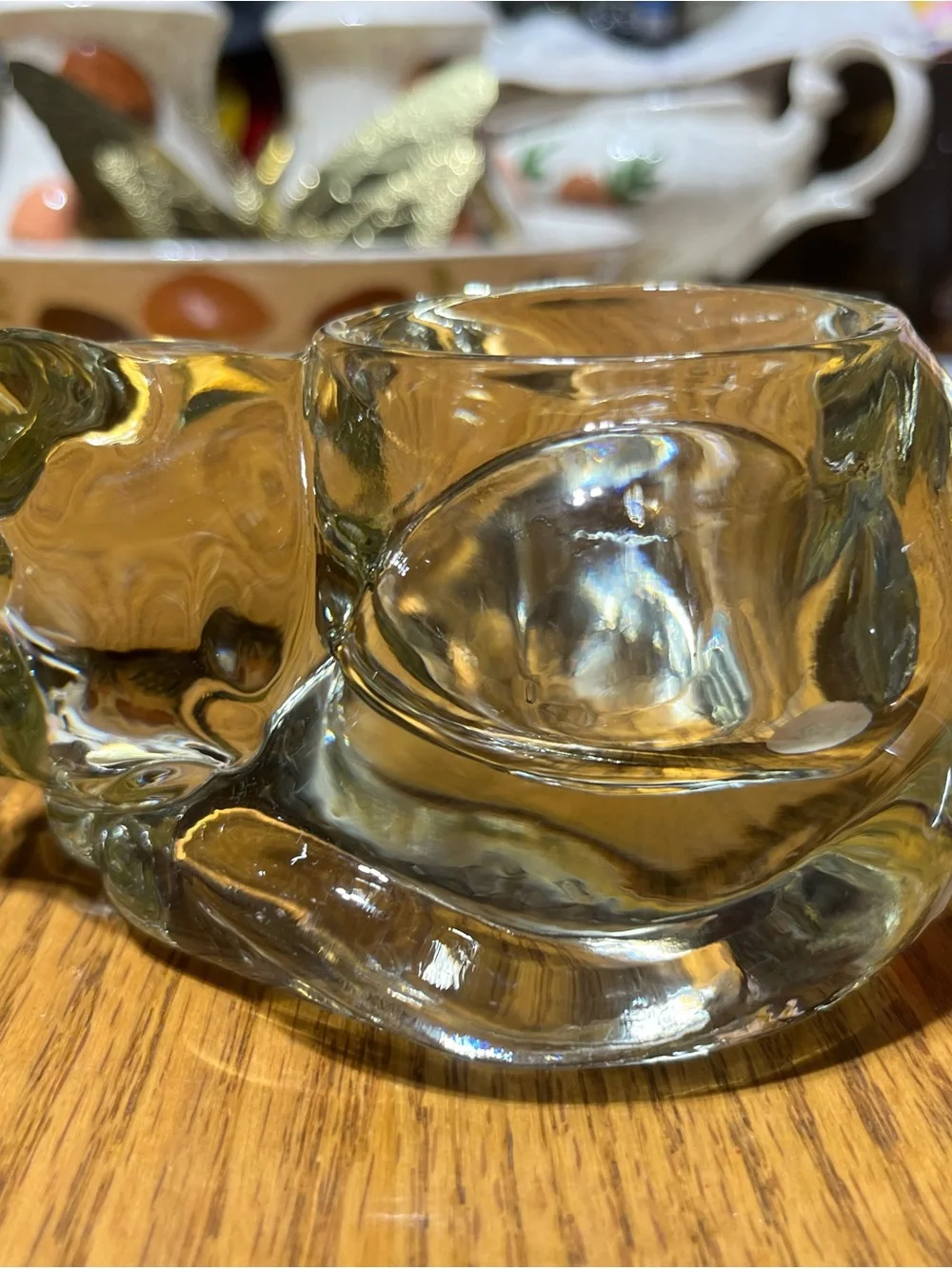 Vintage Smoke Glass Votive Holders - Set of 3